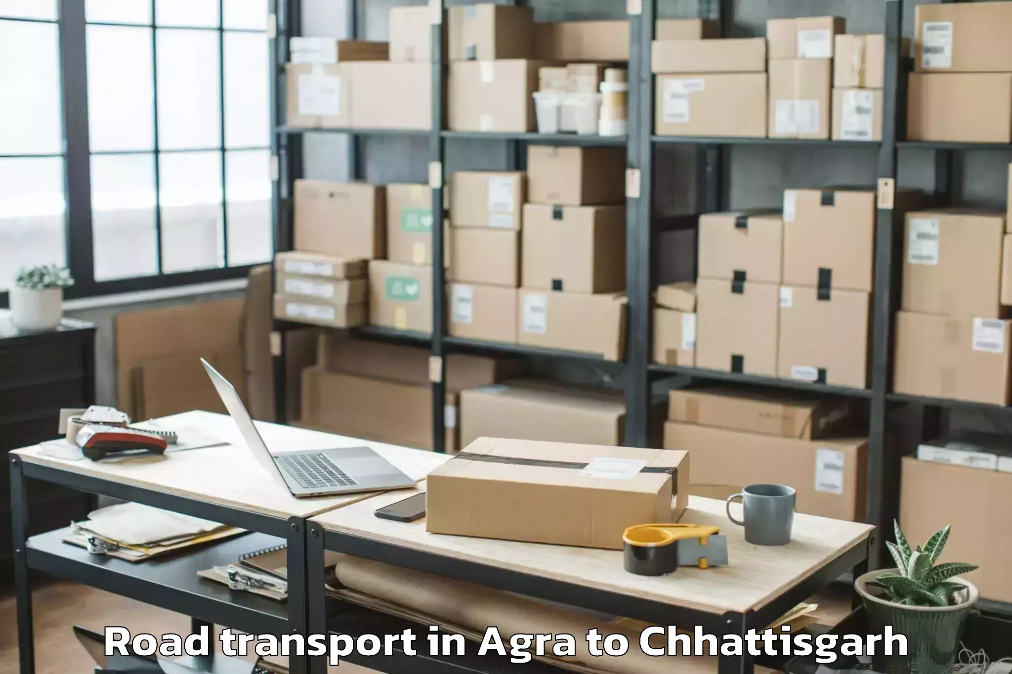 Affordable Agra to Chhuikhadan Road Transport